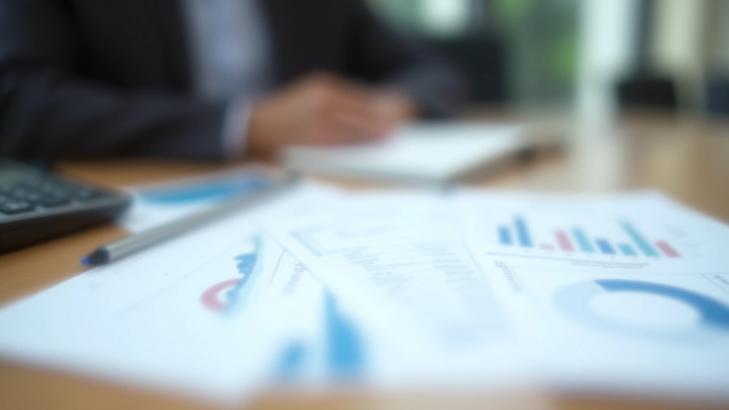 Malaysian federal budget documents and financial analysis charts displayed on office desk