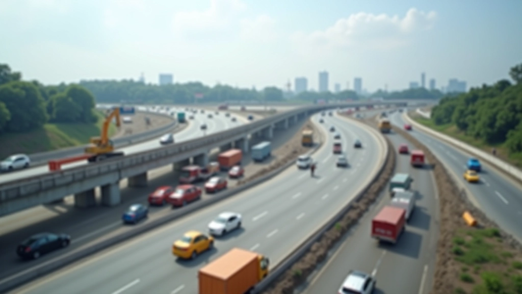Construction site showing infrastructure development project representing government investment allocation